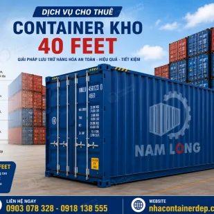 Dịch Vụ Cho Thuê Container Kho 40 Feet