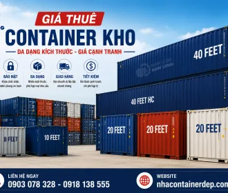 Giá Thuê Container Kho Tại Nam Long Container