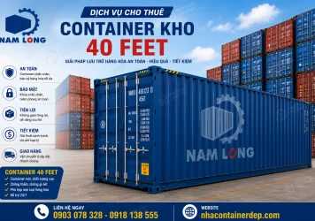 Dịch Vụ Cho Thuê Container Kho 40 Feet