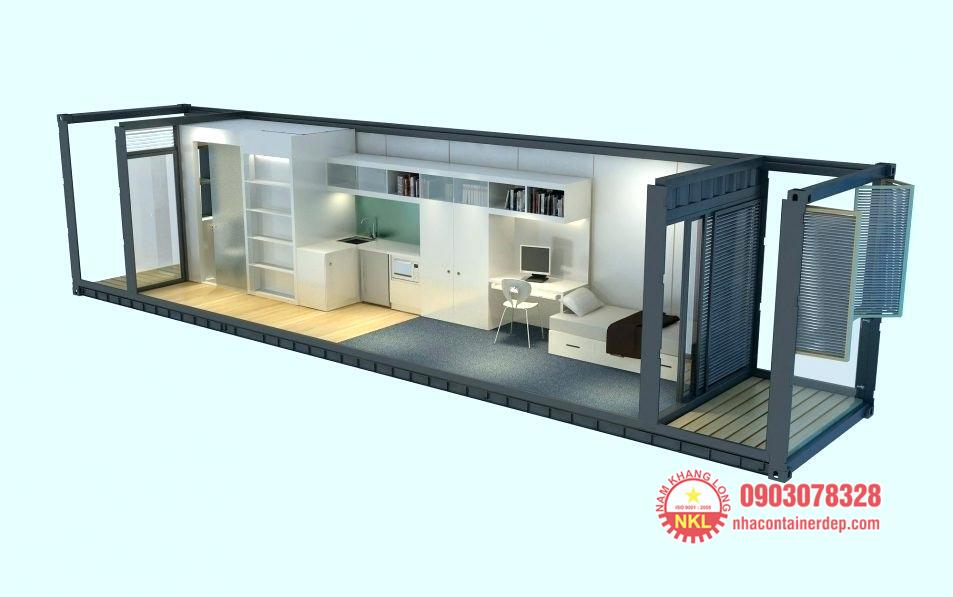 Container văn phòng 40 feet hiện đại