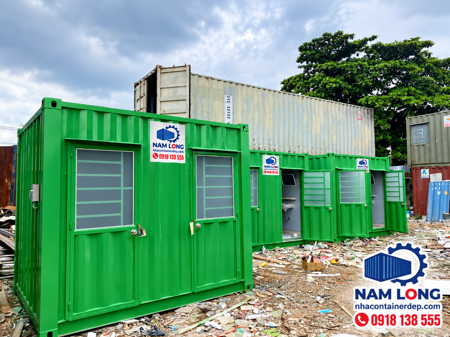 Mẫu container văn phòng 10 feet giá rẻ