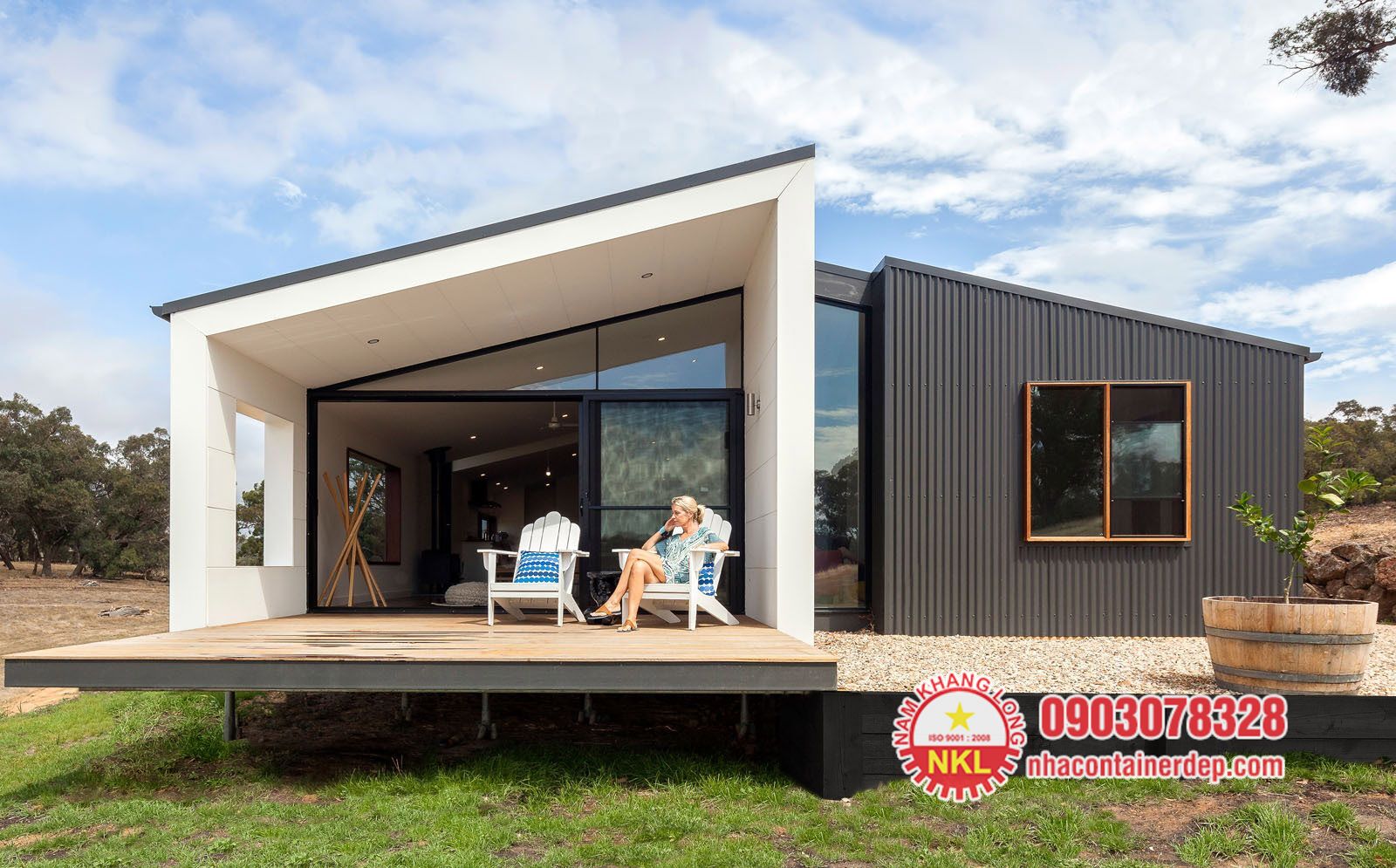 Nhà container hiện đại