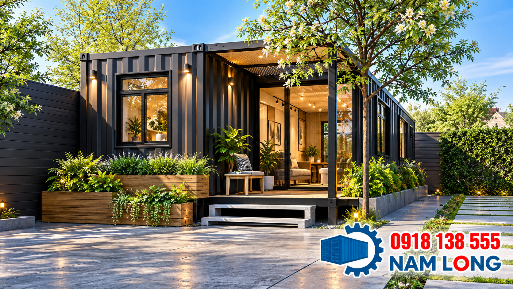 Nhà container phong cách hiện đại