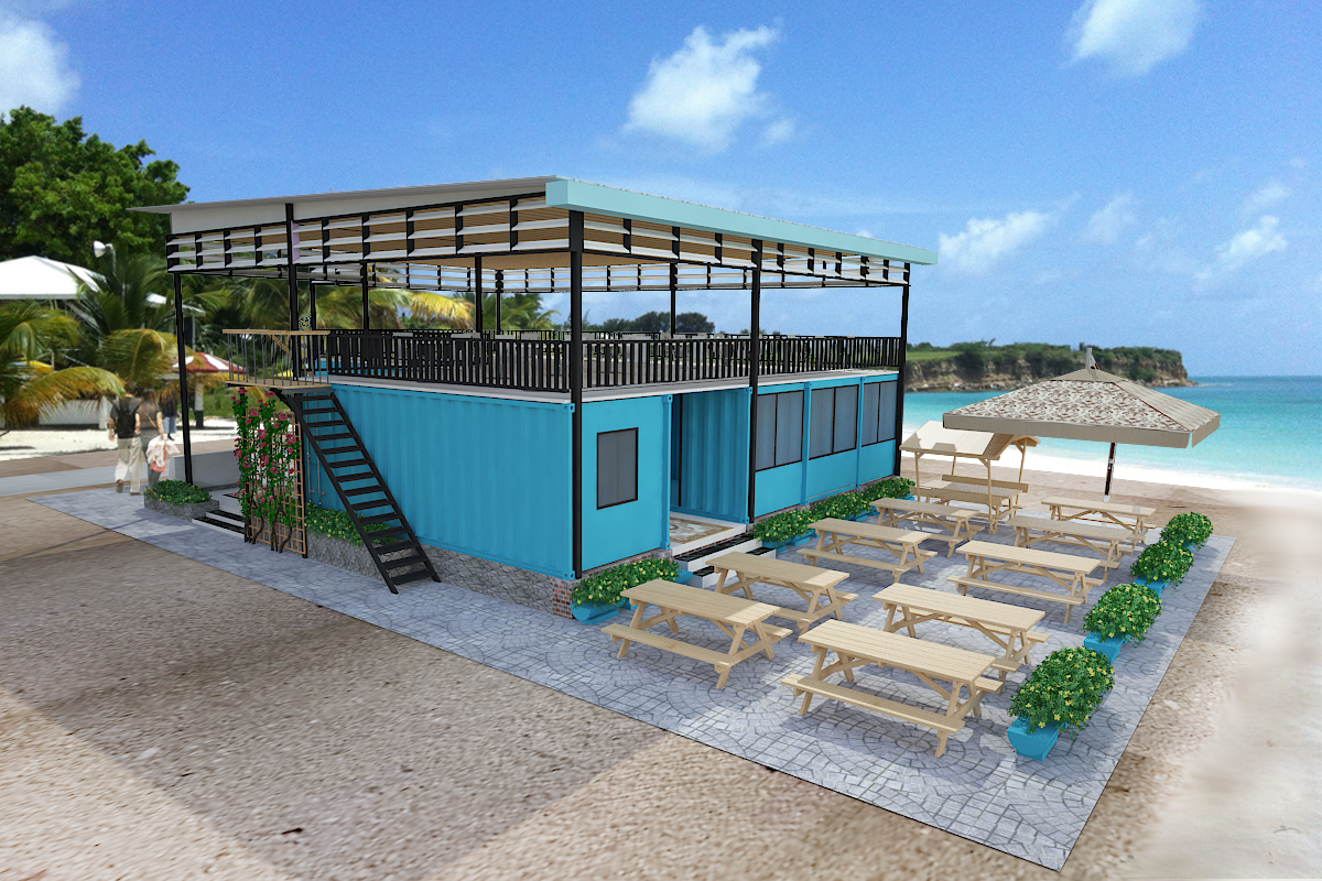 Nhà container kết hợp