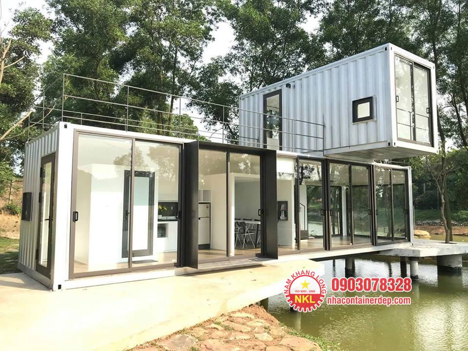 Nhà container lắp ghép gần gũi thiên nhiên