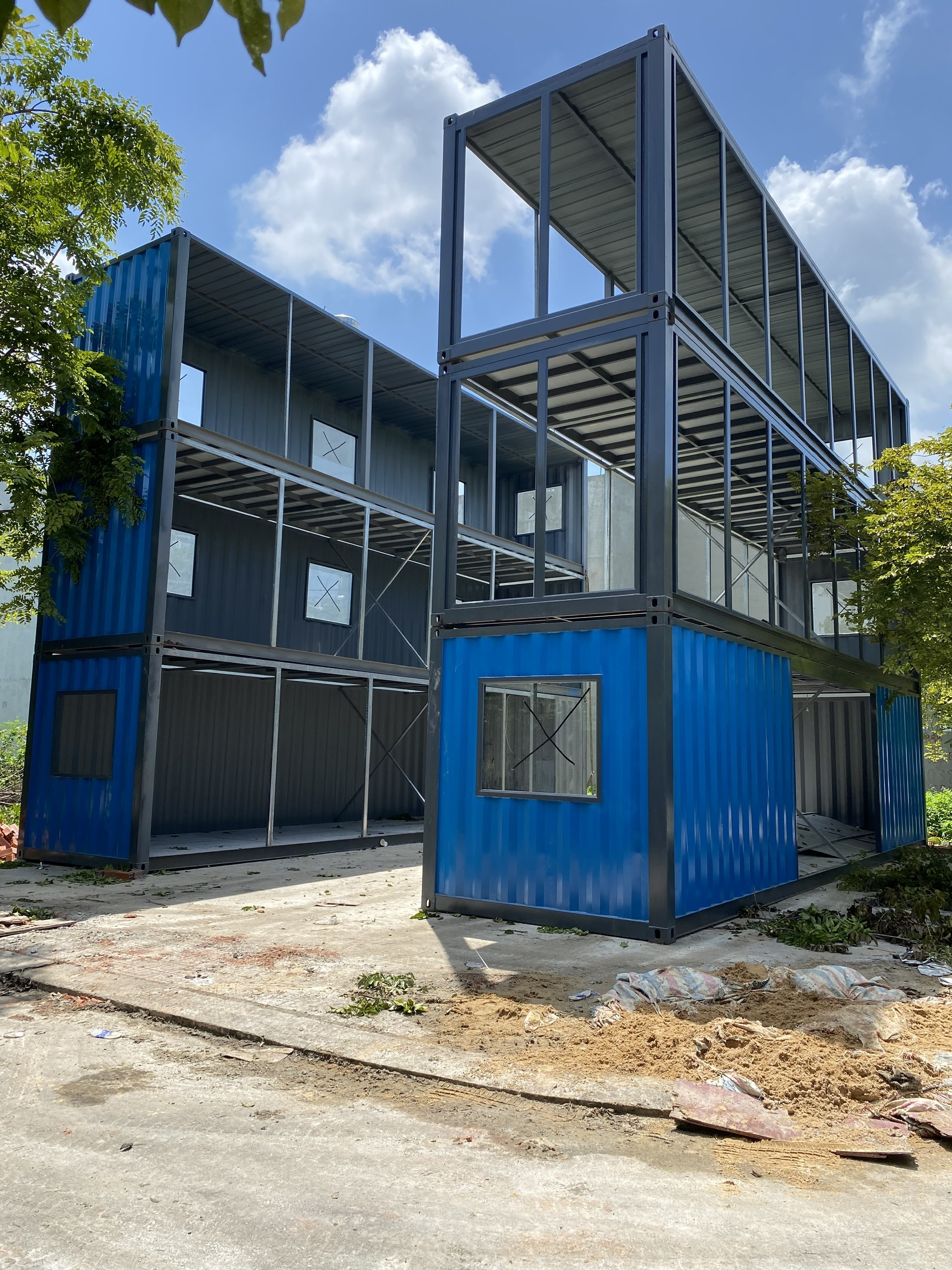 Mẫu nhà container 2 tầng