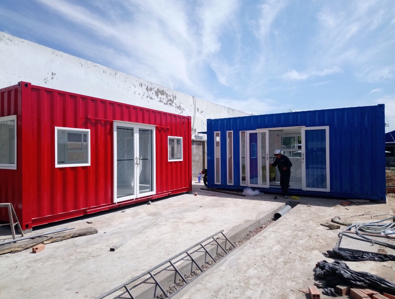 Mẫu nhà container kết hợp