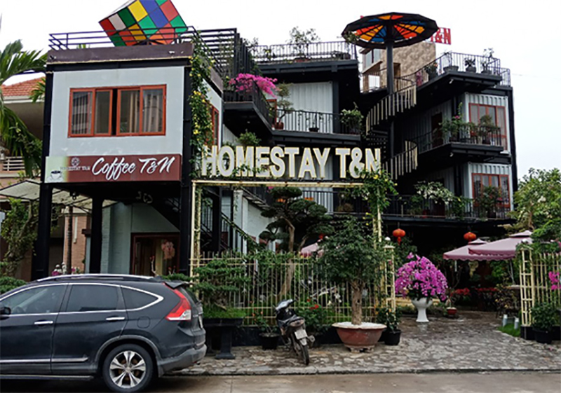 Phân loại container homestay