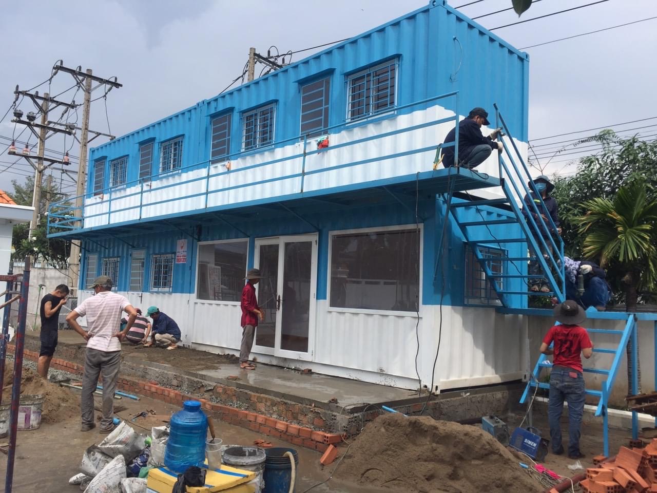 Thi công container văn phòng