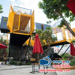 Mẫu container cafe đẹp