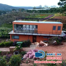 Nhà container 2 tầng tại đà lạt