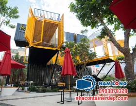 Mẫu container cafe đẹp