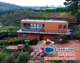 Nhà container 2 tầng tại đà lạt