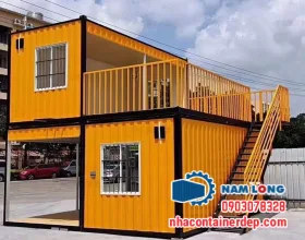 Container cafe 2 tầng