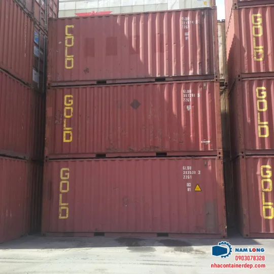 Giá container kho 20 feet
