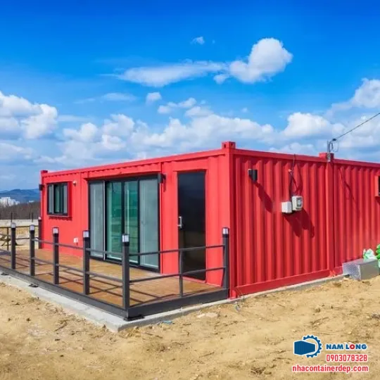 Nhà container 40 feet tại bình thuận