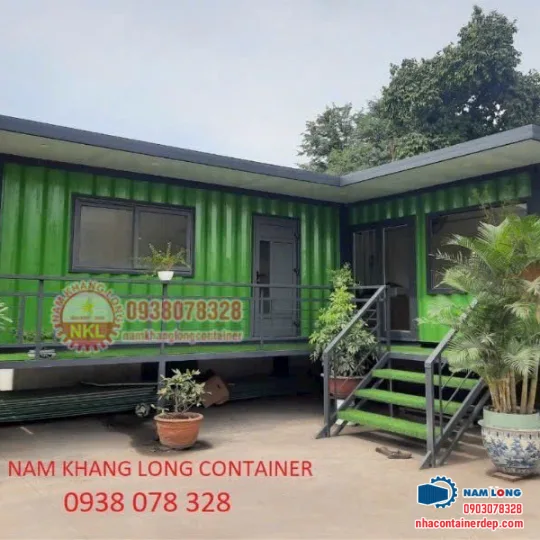 Nhà Container Lắp Ghép 2 Cont 20 Feet