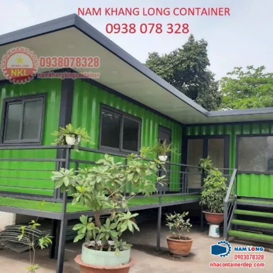 Nhà Container Lắp Ghép 2 Cont 20 Feet
